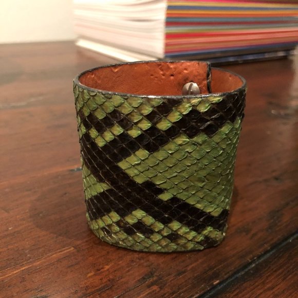 David Hall Hodges Custom Genuine Python Cuff - Picture 6 of 6